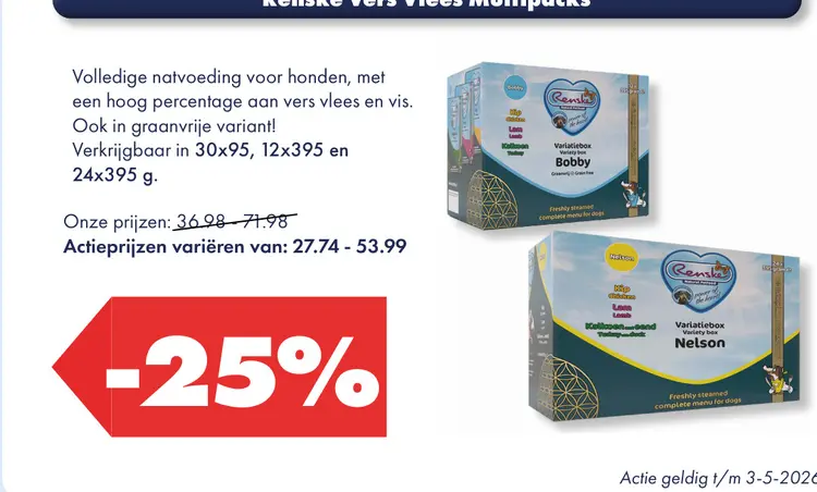 Aanbieding: Renske Vers Vlees Multipacks