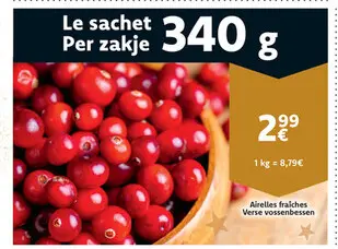 Aanbieding: Airelles fraiches