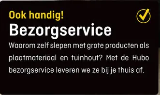 Aanbieding: Bezorgservice