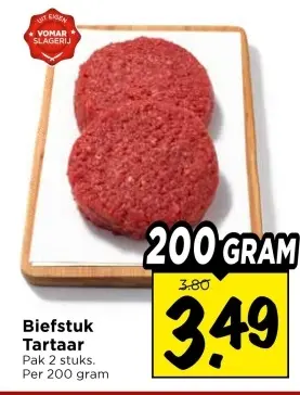 Aanbieding: Biefstuk Tartaar