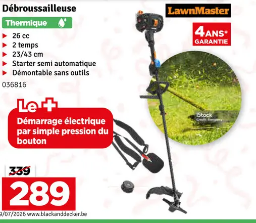 Offre: Débroussailleuse Thermique