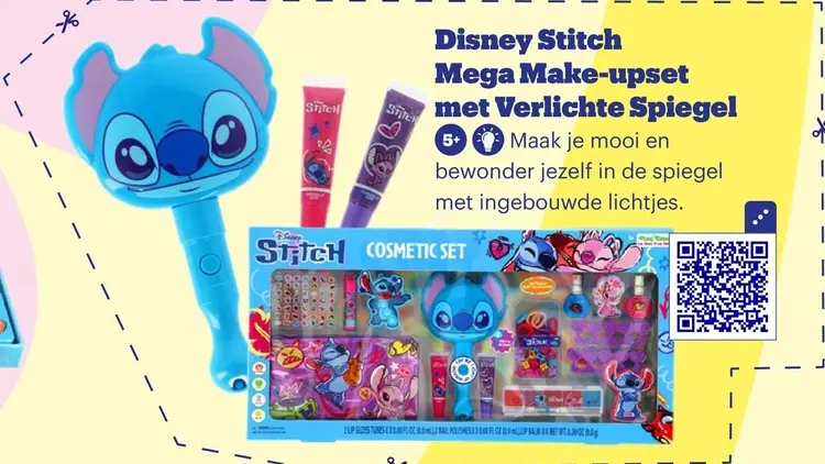 Promotie: Stitch Mega Make-upset met Verlichte Spiegel