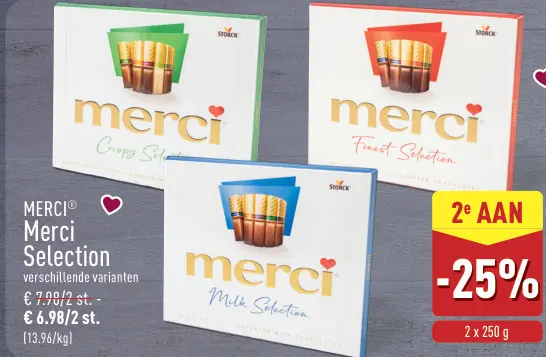 Promotie: Merci Selection