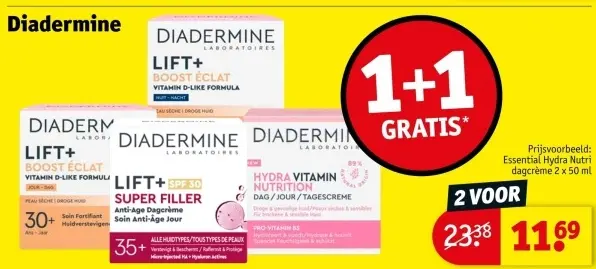 Aanbieding: Diadermine Essential Hydra Nutri dagcrème