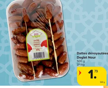 Offre: Dattes dénoyautées Deglet Nour