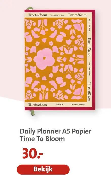 Aanbieding: Daily Planner A5 Papier