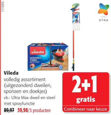 Promotie: Vileda volledig assortiment