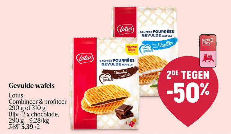 Promotie: Gevulde wafels