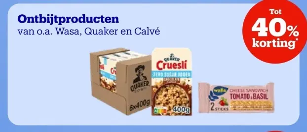 Promotie: Ontbijtproducten