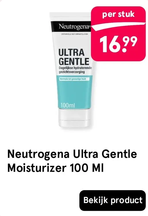 Aanbieding: Ultra Gentle Moisturizer 100 ML