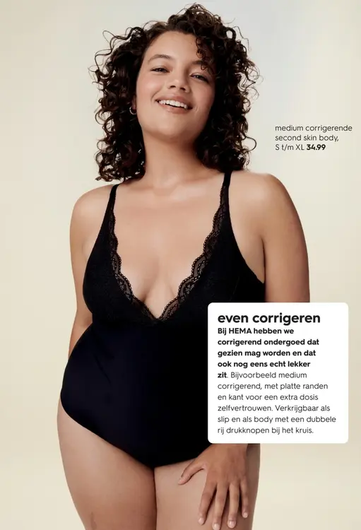 Aanbieding: medium corrigerende second skin body