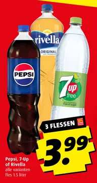 Aanbieding: Pepsi, 7-Up of Rivella