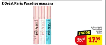 Aanbieding: L'Oréal Paris Paradise mascara