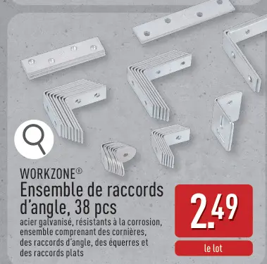 Offre: Ensemble de raccords d'angle