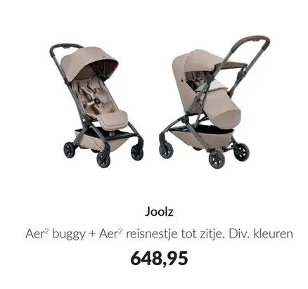 Aanbieding: Aer² buggy + Aer² reisnestje tot zitje. Div.