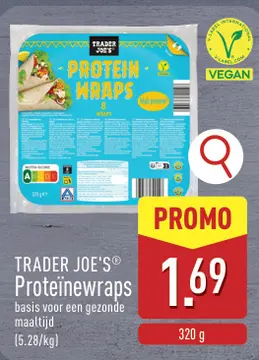 Aanbieding: TRADER JOE'S Proteinewraps