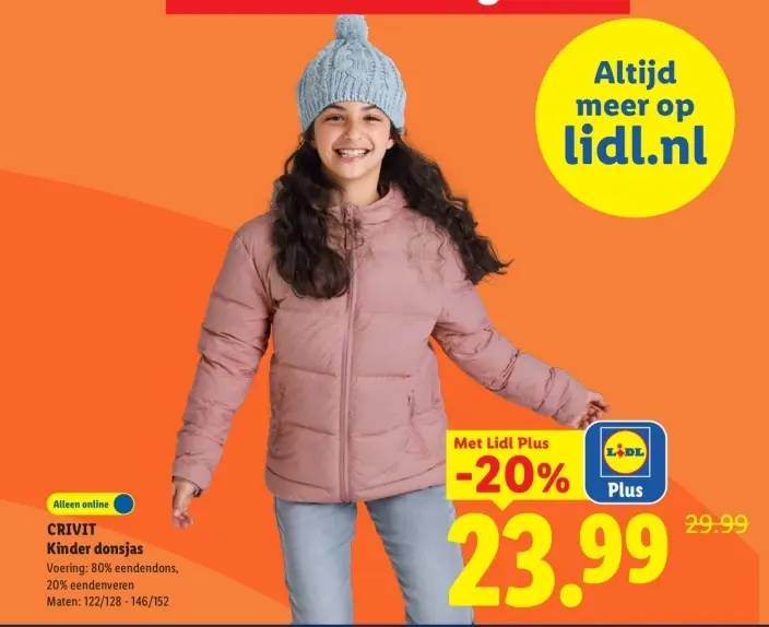 Aanbieding: Kinder donsjas