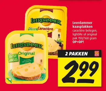 Aanbieding: Leerdammer kaasplakken