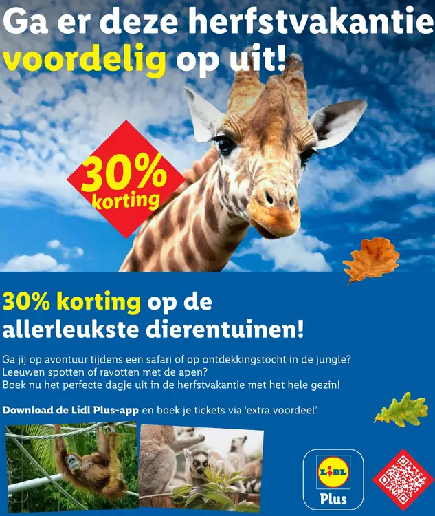 Aanbieding: Tickets voor de allerleukste dierentuinen