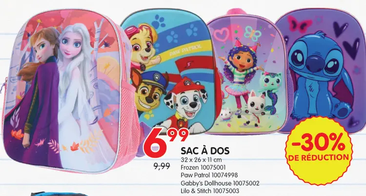 Offre: Sac à dos