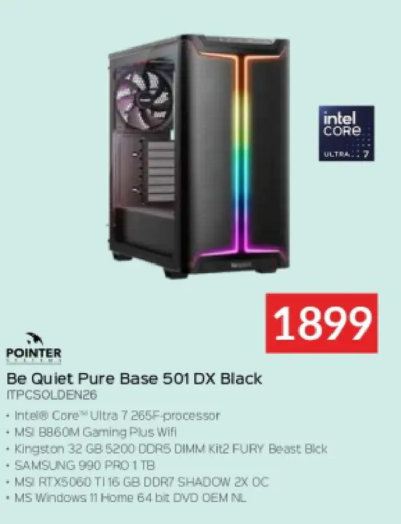 Promotie: Be Quiet Pure Base 501 DX Black