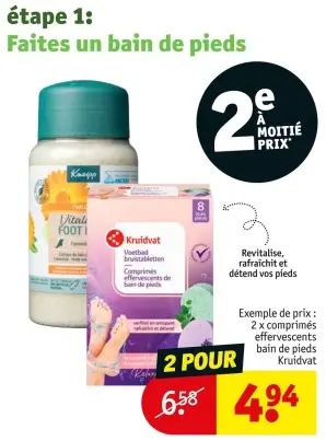 Offre: Faites un bain de pieds