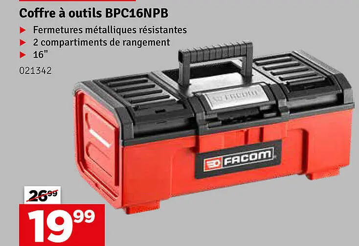 Offre: Coffre à outils BPC16NPB