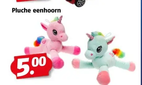 Aanbieding: Pluche eenhoorn
