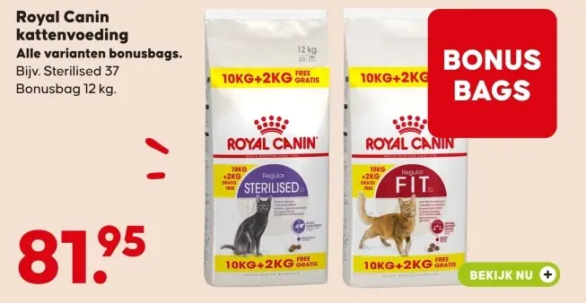 Aanbieding: Royal Canin kattenvoeding