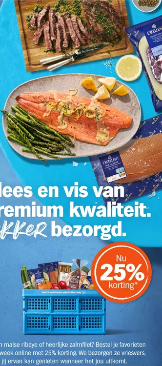 Aanbieding: Vlees en vis van premium kwaliteit