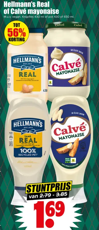 Aanbieding: Calvé mayonaise