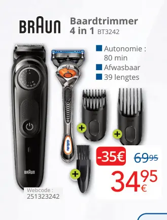 Aanbieding: Baardtrimmer