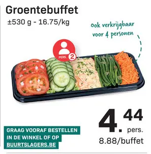 Promotie: Groentebuffet