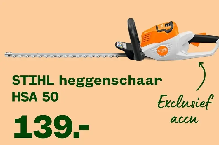 Aanbieding: STIHL heggenschaar HSA 50