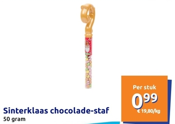 Aanbieding: Sinterklaas chocolade-staf