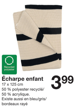 Offre: Écharpe enfant