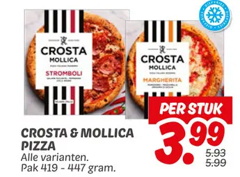 Aanbieding: Crosta & Mollica pizza