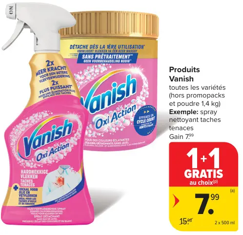 Offre: Vanish