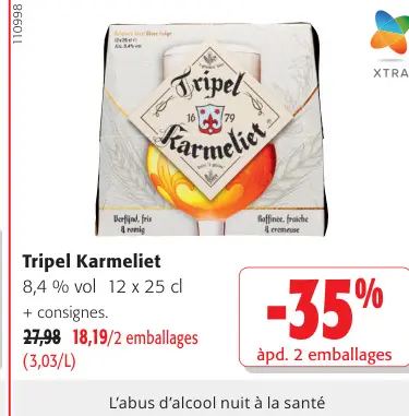 Offre: Tripel Karmeliet