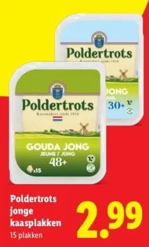 Aanbieding: jonge kaasplakken