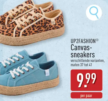 Promotie: Canvas-sneakers