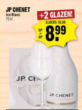 Aanbieding: J.P. Chenet Ice Blanc geschenkverpakking 75 cl