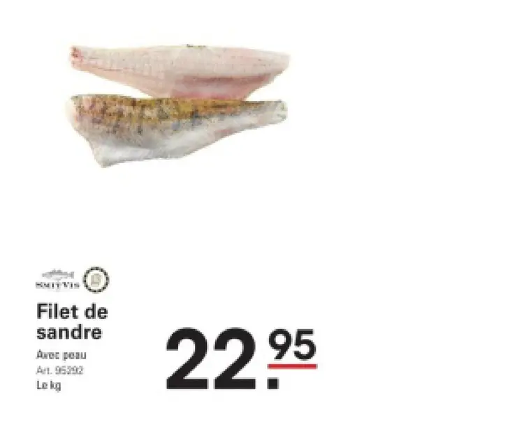 Offre: Filet de sandre