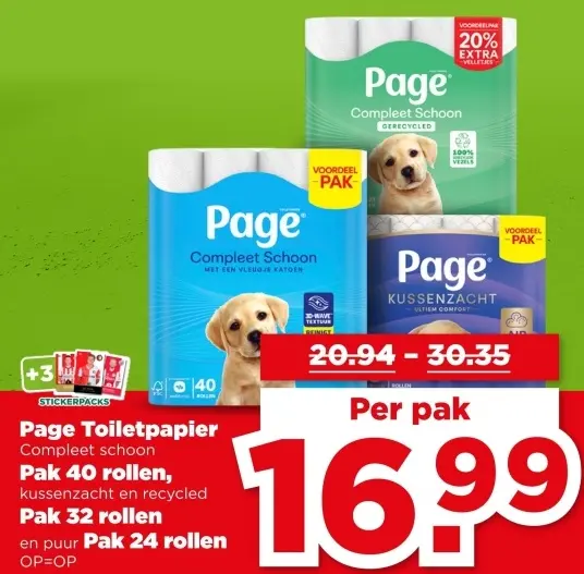 Aanbieding: Toiletpapier