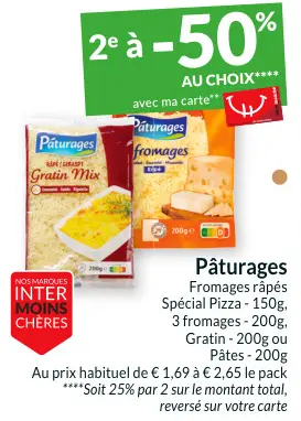 Offre: Fromages râpés