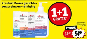 Aanbieding: Kruidvat Derma gezichtsverzorging en -reiniging