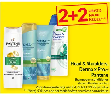 Aanbieding: Head & Shoulders, Derma x Pro of Pantene