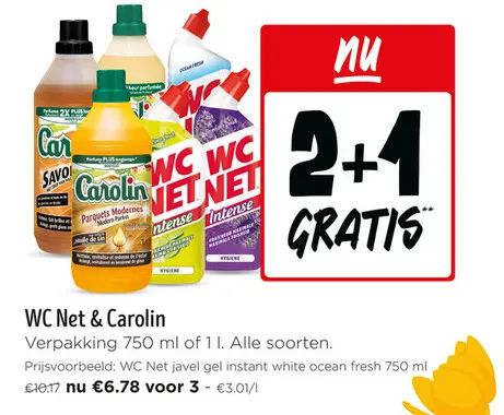 Promotie: WC Net & Carolin