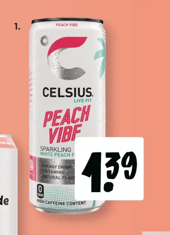 Promotie: Celsius Peach Vibe