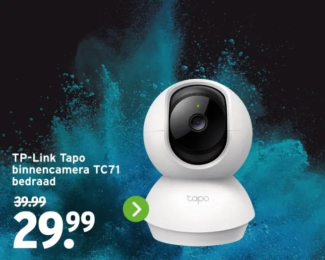 Aanbieding: Tapo binnencamera TC71